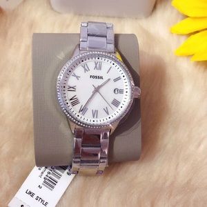🌸 NWT FOSSIL BLYTHE THREE-HAND WATCH BQ3209